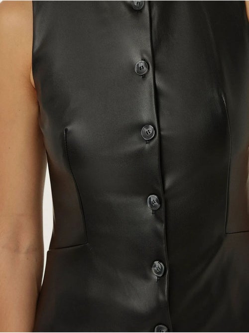 Gilet en similicuir - Kiabi Gilet en similicuir - Kiabi