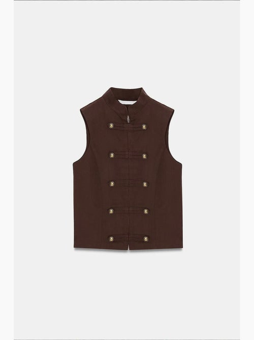 Gilet en tencel dilvin - Kiabi Gilet en tencel dilvin - Kiabi