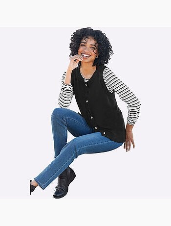 Gilet en tricot - taille standard - helline