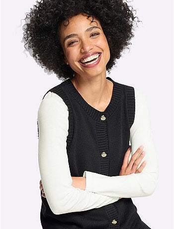 Gilet en tricot - taille standard - helline