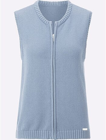 Gilet en tricot 50% coton - taille standard - witt