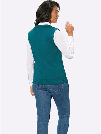 Gilet en tricot 50% coton - taille standard - witt
