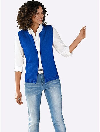 Gilet en tricot 50% coton - taille standard - witt