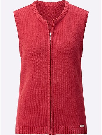 Gilet en tricot 50% coton - taille standard - witt