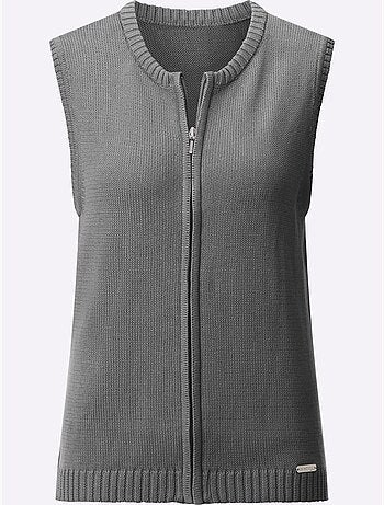 Gilet en tricot 50% coton - taille standard - witt