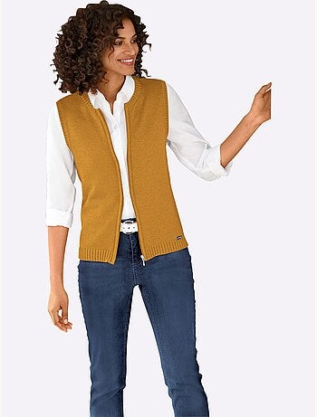 Gilet en tricot 50% coton - taille standard - witt