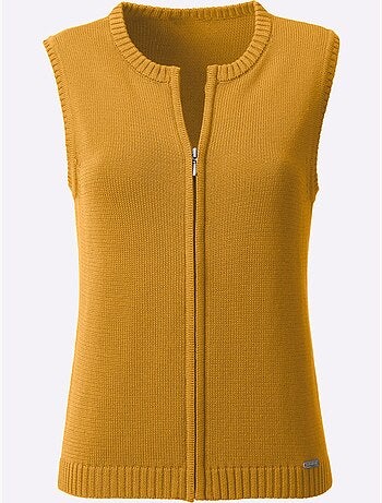 Gilet en tricot 50% coton - taille standard - witt