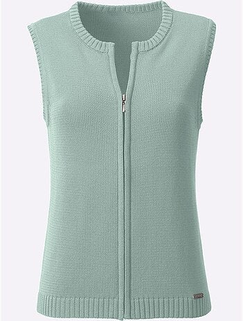 Gilet en tricot 50% coton - taille standard - witt