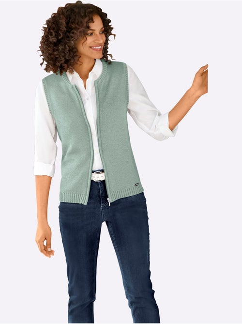 Gilet en tricot 50% coton - taille standard - witt - Kiabi