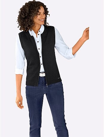 Gilet en tricot 50% coton - taille standard - witt