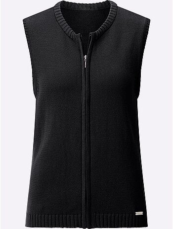 Gilet en tricot 50% coton - taille standard - witt