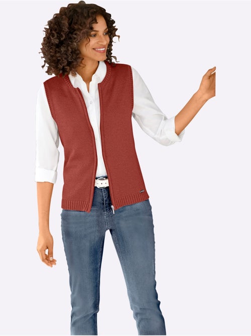 Gilet en tricot 50% coton - taille standard - witt - Kiabi