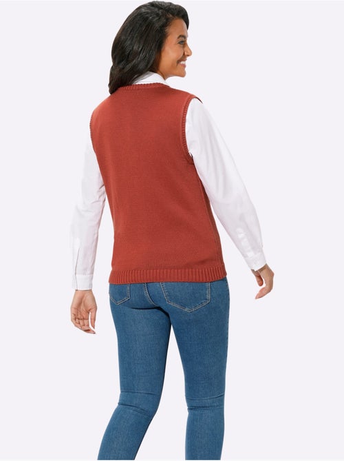 Gilet en tricot 50% coton - taille standard - witt - Kiabi