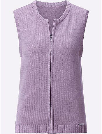 Gilet en tricot 50% coton - taille standard - witt