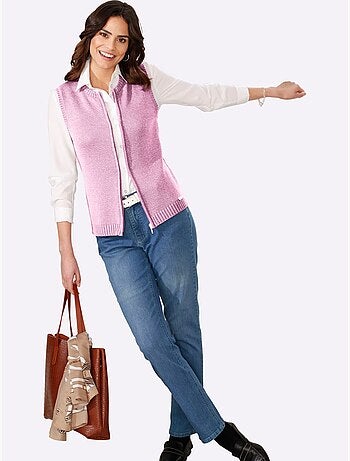 Gilet en tricot 50% coton - taille standard - witt