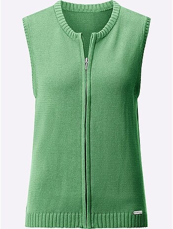 Gilet en tricot 50% coton - taille standard - witt