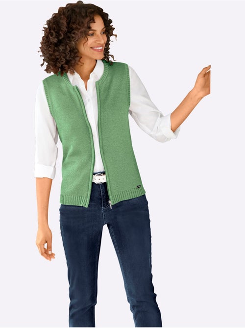 Gilet en tricot 50% coton - taille standard - witt - Kiabi