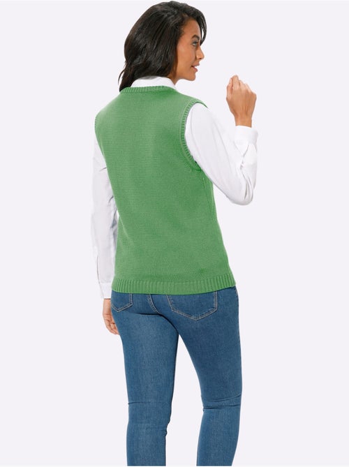Gilet en tricot 50% coton - taille standard - witt - Kiabi