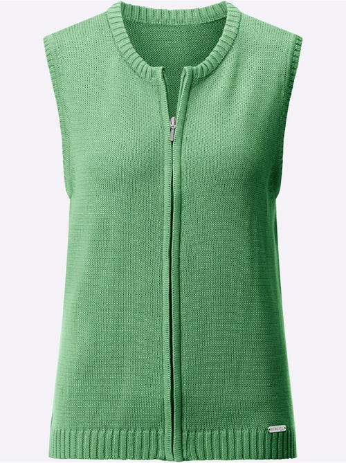 Gilet en tricot 50% coton - taille standard - witt - Kiabi