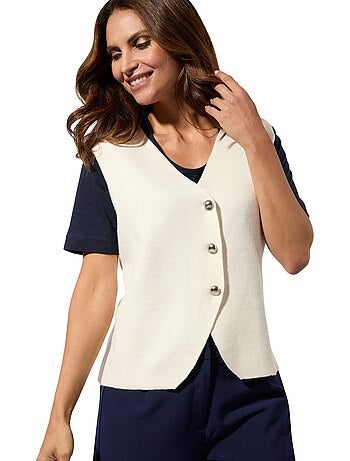 Gilet En Tricot 50% Viscose (ecovero) - Taille Standard - Witt