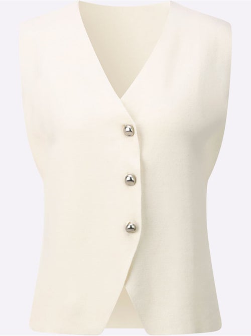 Gilet En Tricot 50% Viscose (ecovero) - Taille Standard - Witt - Kiabi