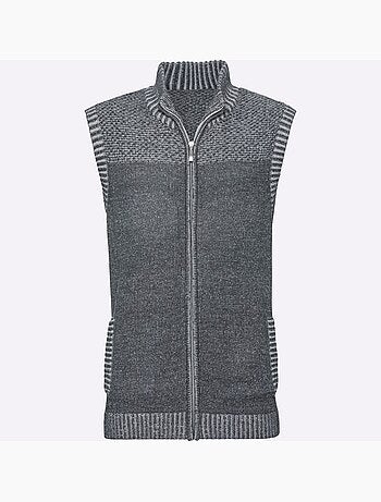 Gilet en tricot classique et facile à assortir - taille standard - moda vilona