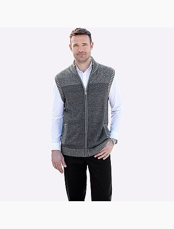 Gilet en tricot classique et facile à assortir - taille standard - moda vilona