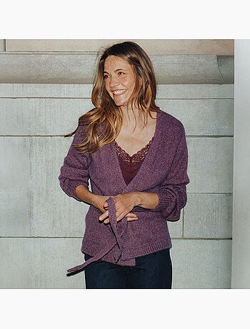 Gilet en tricot janais - rougegorge lingerie