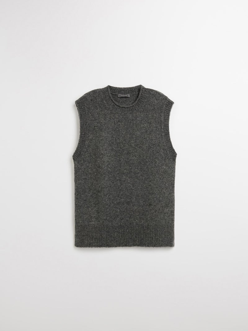 Gilet en tricot, MO Fashion Gris - Kiabi