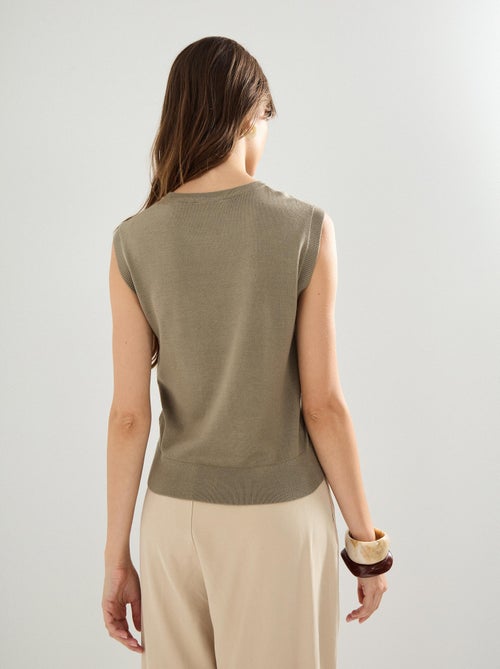 Gilet en tricot, MO Fashion - Kiabi