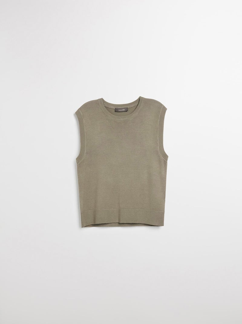 Gilet en tricot, MO Fashion Vert - Kiabi