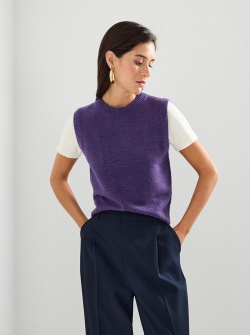 Gilet en tricot, MO Fashion - Kiabi