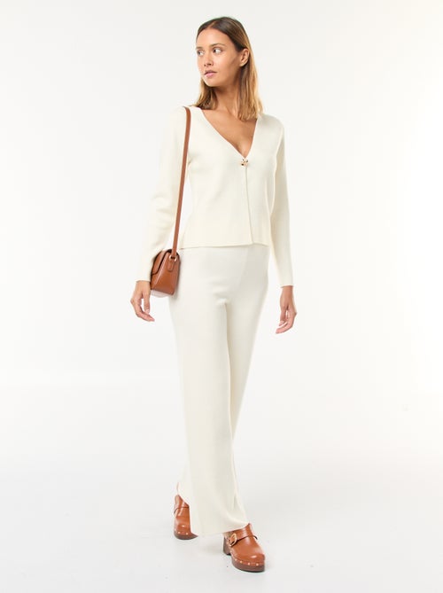 Gilet en tricot ottoman - Kiabi