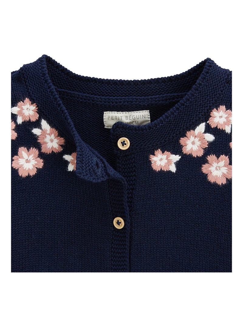 Gilet enfant en tricot Céleste Bleu - Kiabi