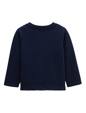 Gilet enfant en tricot C?leste