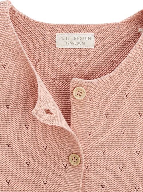 Gilet enfant en tricot Manouk - Kiabi