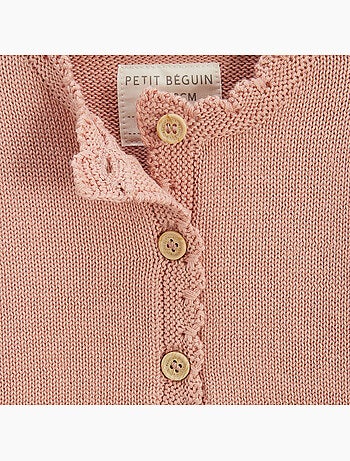 Gilet enfant en tricot Poésie d'été