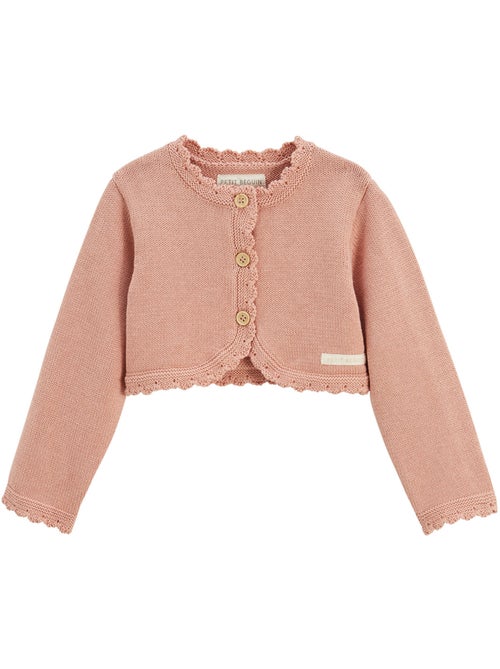 Gilet enfant en tricot Poésie d'été - Kiabi