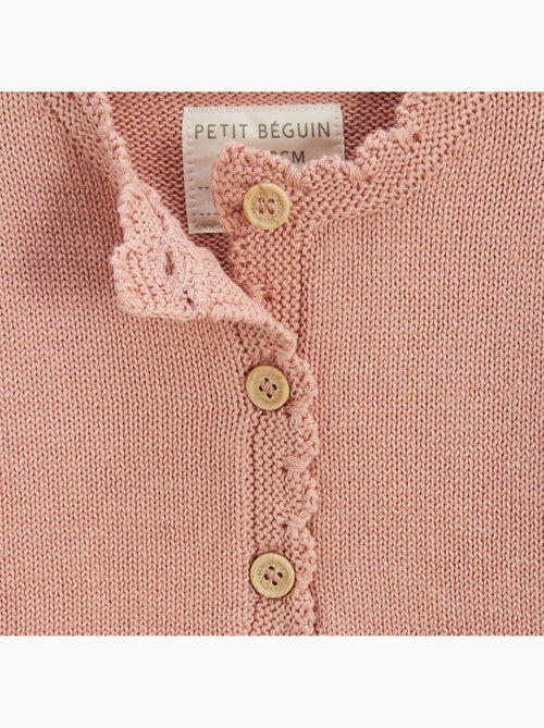 Gilet enfant en tricot Poésie d'été - Kiabi