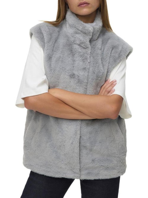 Gilet Fausse Fourrure Femme Vero Moda - Kiabi