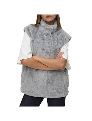 Gilet Fausse Fourrure Femme Vero Moda Japoppy