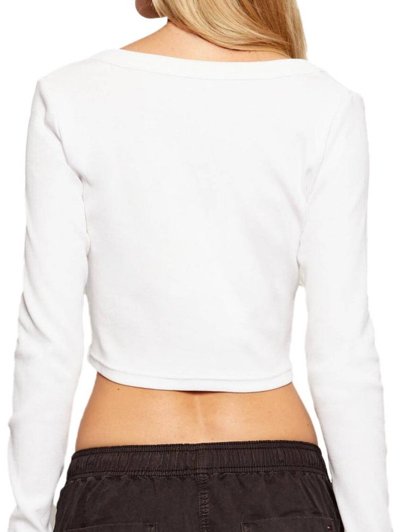 Gilet Femme Calvin Klein Jeans Blanc - Kiabi