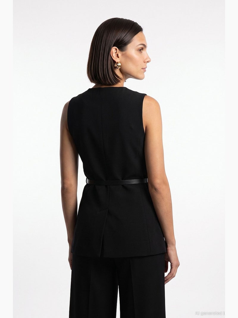Gilet femme dilvin Noir - Kiabi