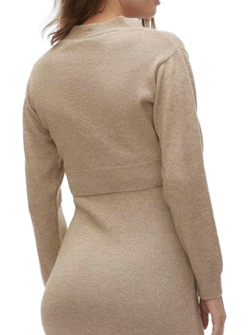 Gilet Femme Mamalicious Beige - Kiabi