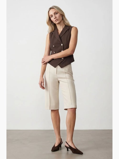 Gilet femme tissé à col châle dilvin - Kiabi Gilet femme tissé à col châle dilvin - Kiabi