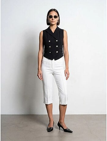 Gilet femme tissé à col châle dilvin