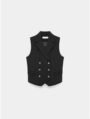 Gilet femme tissé à col châle dilvin