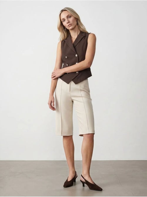 Gilet Femme Tissé À Col Châle - Kiabi Gilet Femme Tissé À Col Châle - Kiabi