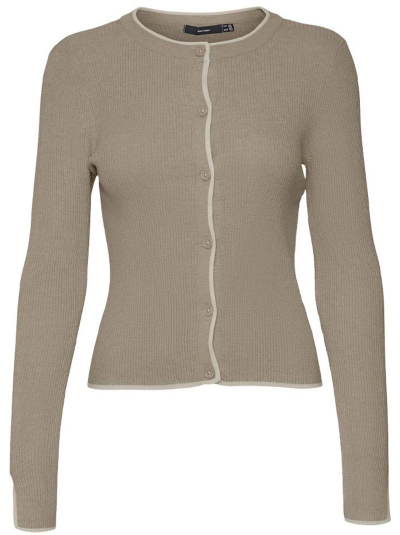 Gilet Femme Vero Moda Beige - Kiabi
