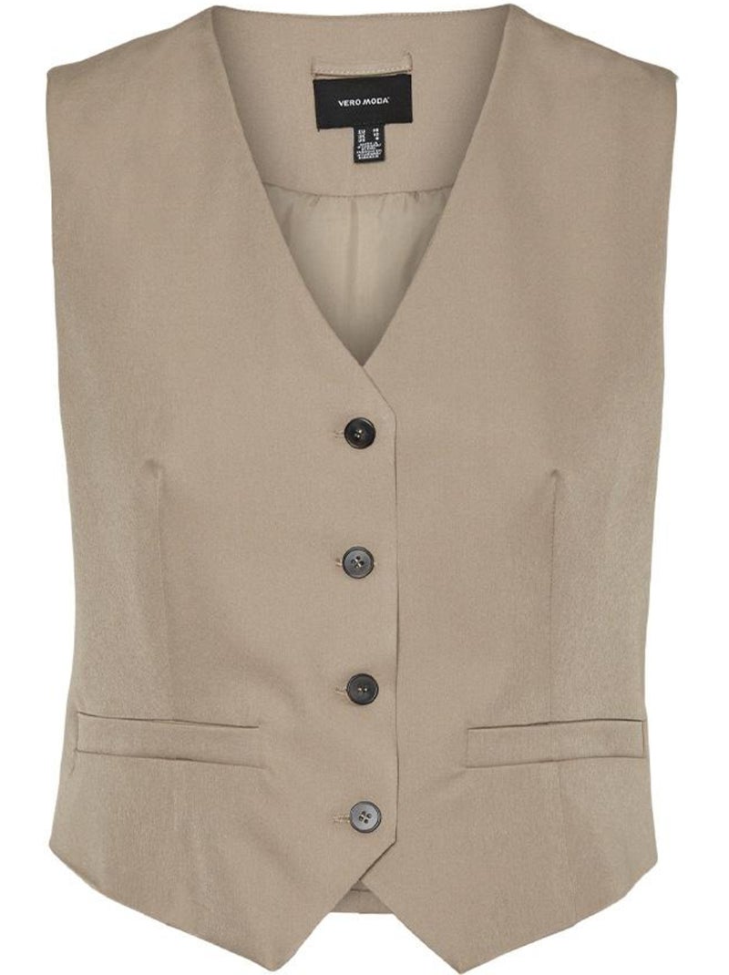 Gilet femme vero moda Beige - Kiabi